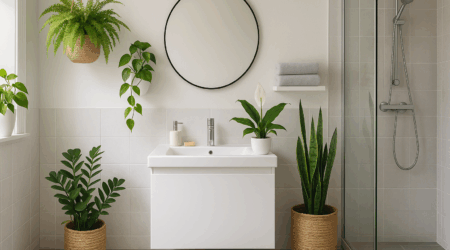 5 plantas perfeitas para decorar banheiros