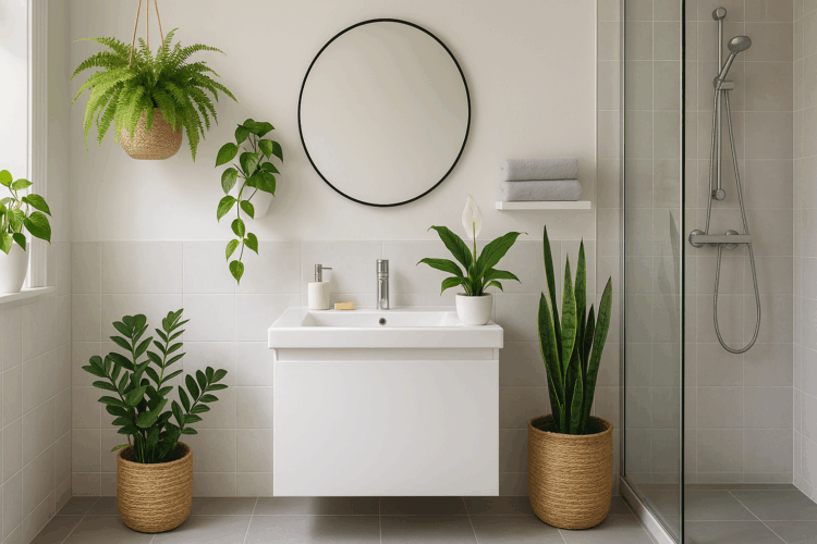 5 plantas perfeitas para decorar banheiros