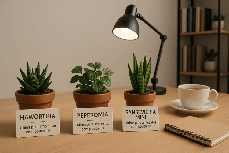 As melhores suculentas para ambientes internos com pouca luz