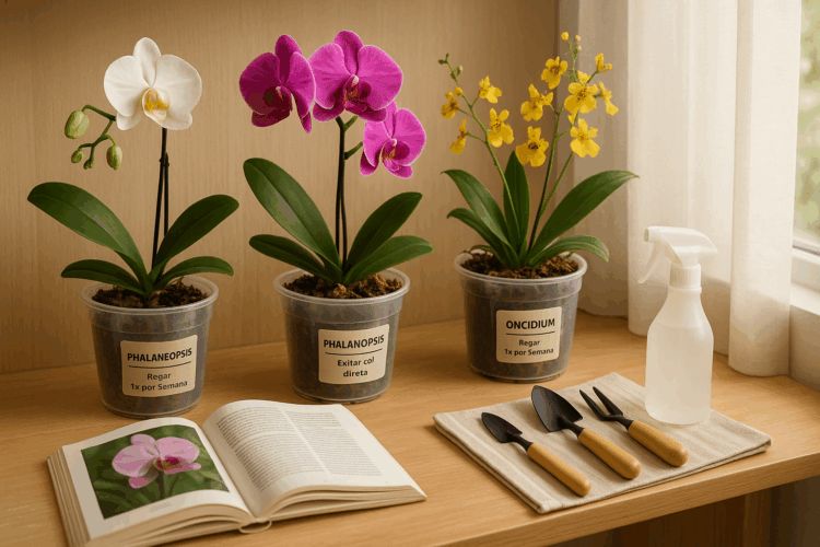 Como cuidar de orquídeas em vasos de plástico
