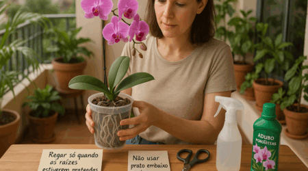 Como cuidar de orquídeas em vasos de plástico