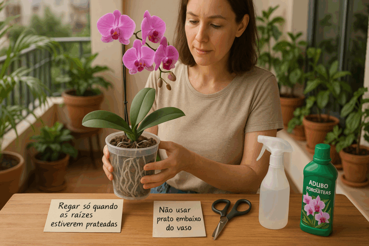 Como cuidar de orquídeas em vasos de plástico
