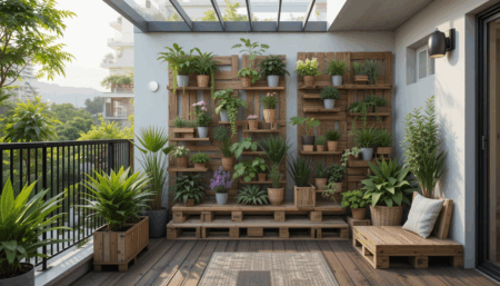 Como montar um jardim vertical em apartamento pequeno