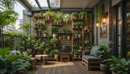 Como montar um jardim vertical em apartamento pequeno