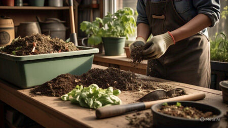 Como preparar adubo natural em casa com restos de comida