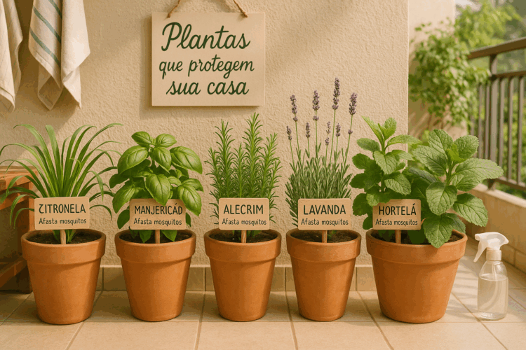 Plantas que espantam mosquitos e insetos naturalmente