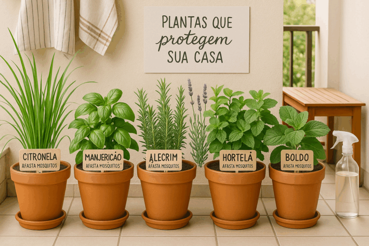 Plantas que espantam mosquitos e insetos naturalmente