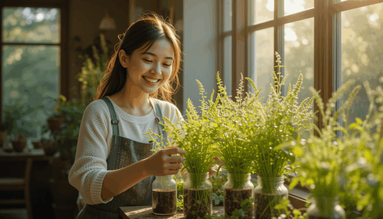 motivos para cultivar ervas medicinais em vasos