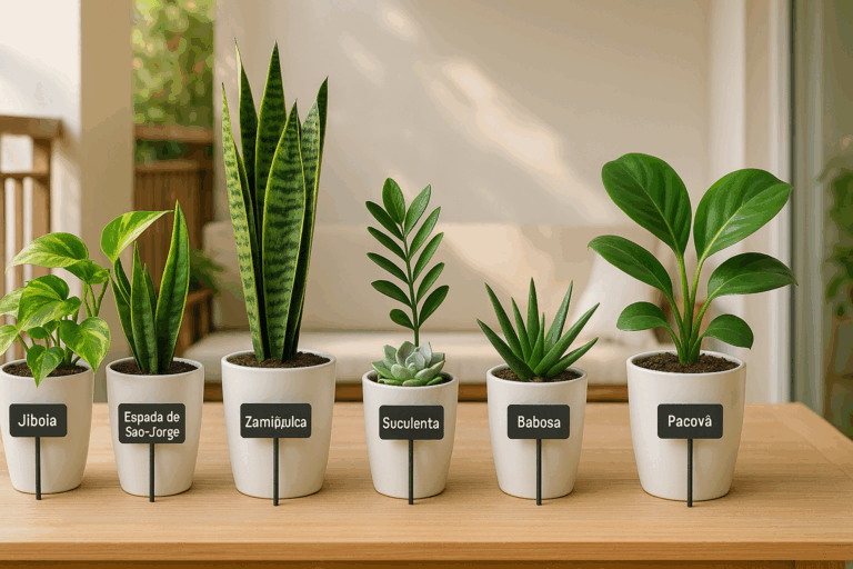 plantas fáceis de cuidar para iniciantes em jardinagem