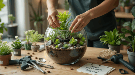 Como montar um terrário fechado em casa