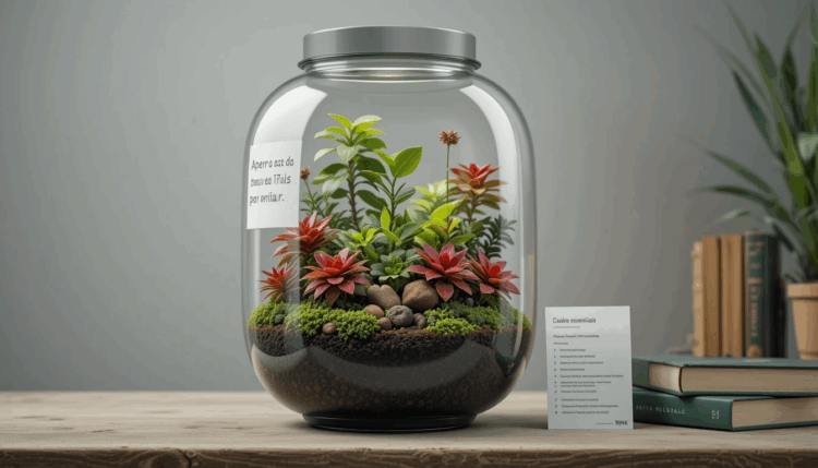 Como montar um terrário fechado em casa