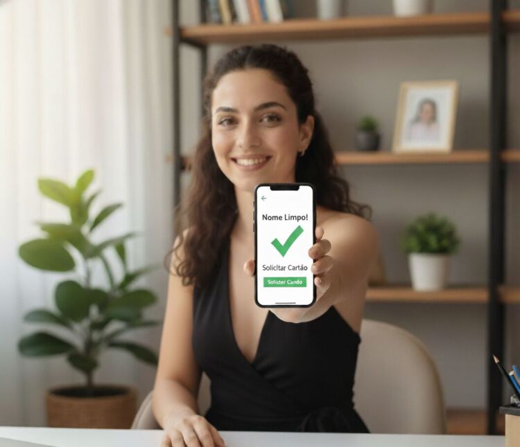 nome está limpo para conseguir um novo cartão de crédito