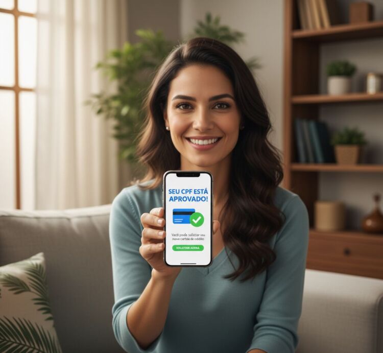 seu CPF está aprovado para receber um cartão de crédito